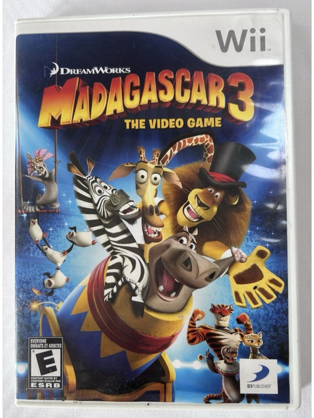 Madagascar 3 The Video Game Nintendo Wii CIB Complete Tested